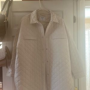 Old Navy quilted shacket